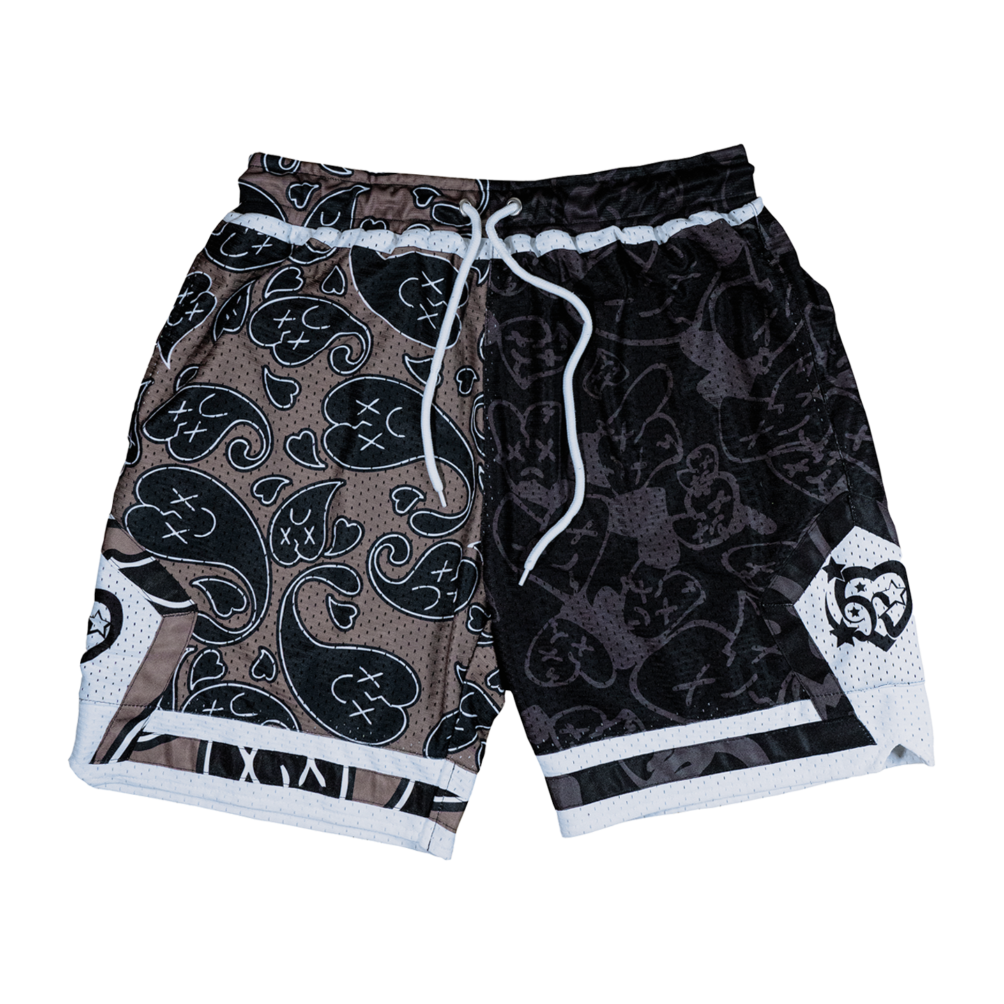 Brown (Bandana Camo) shorts - Royal Surge