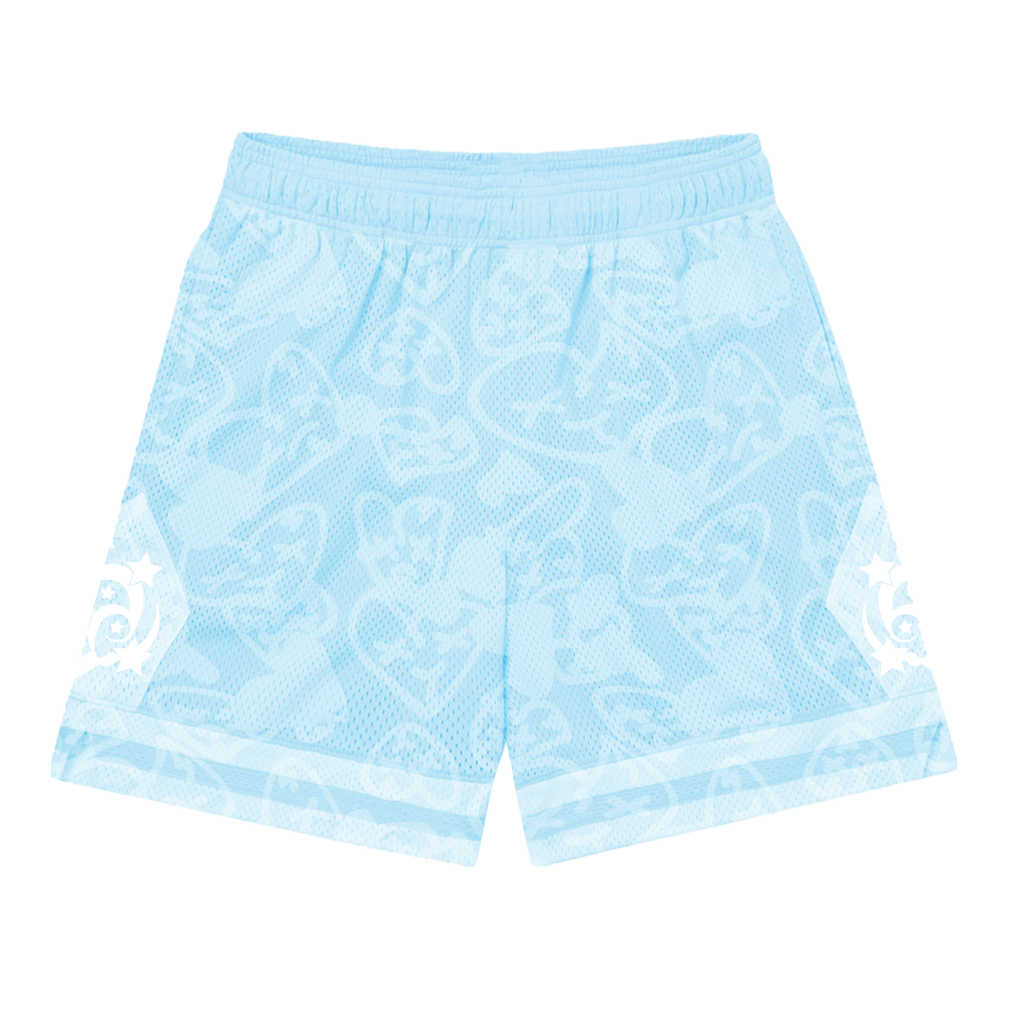 Emotion camo shorts (Baby Blue) - Royal Surge