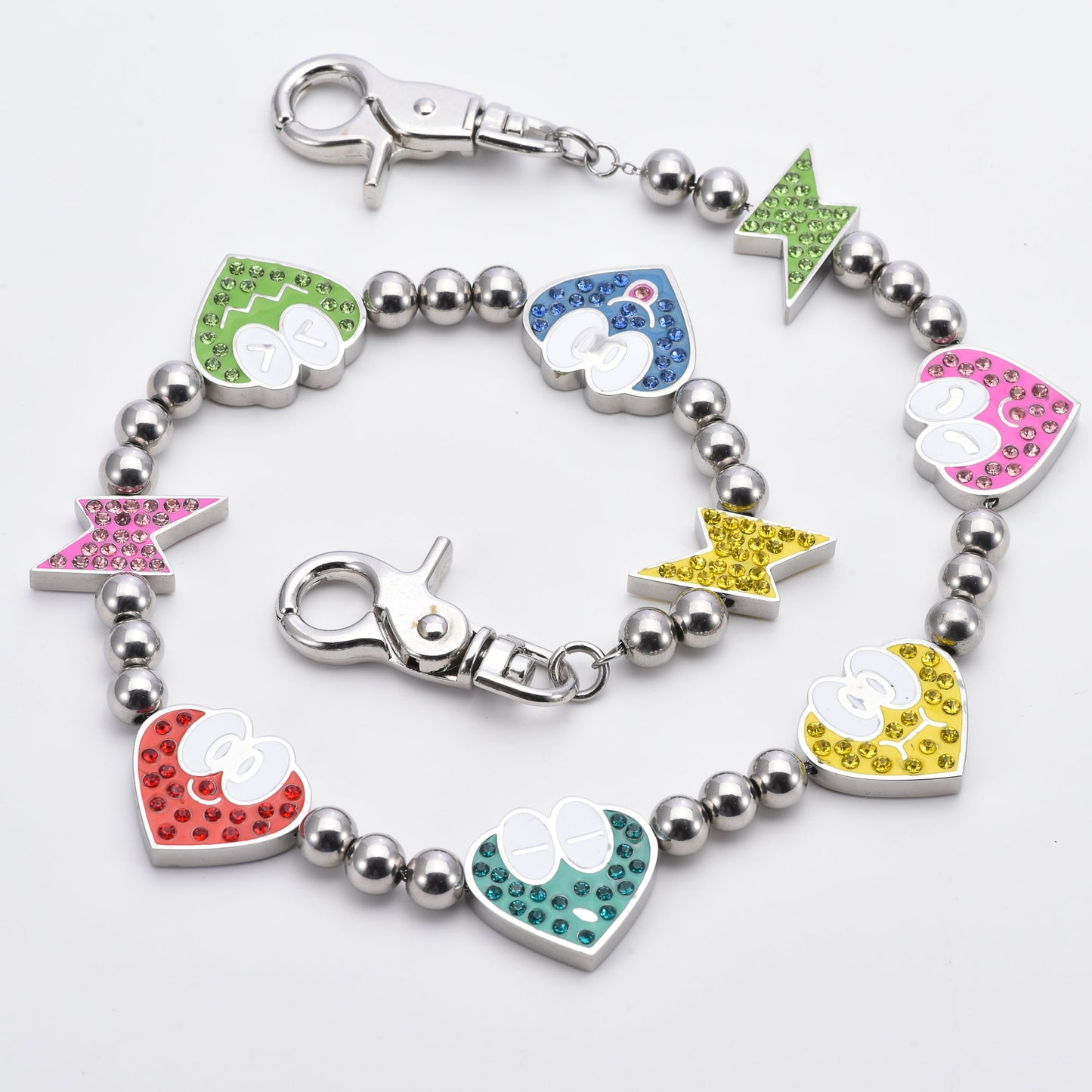 Emotion rhinestone hearts wallet chain/Necklace - Royal Surge