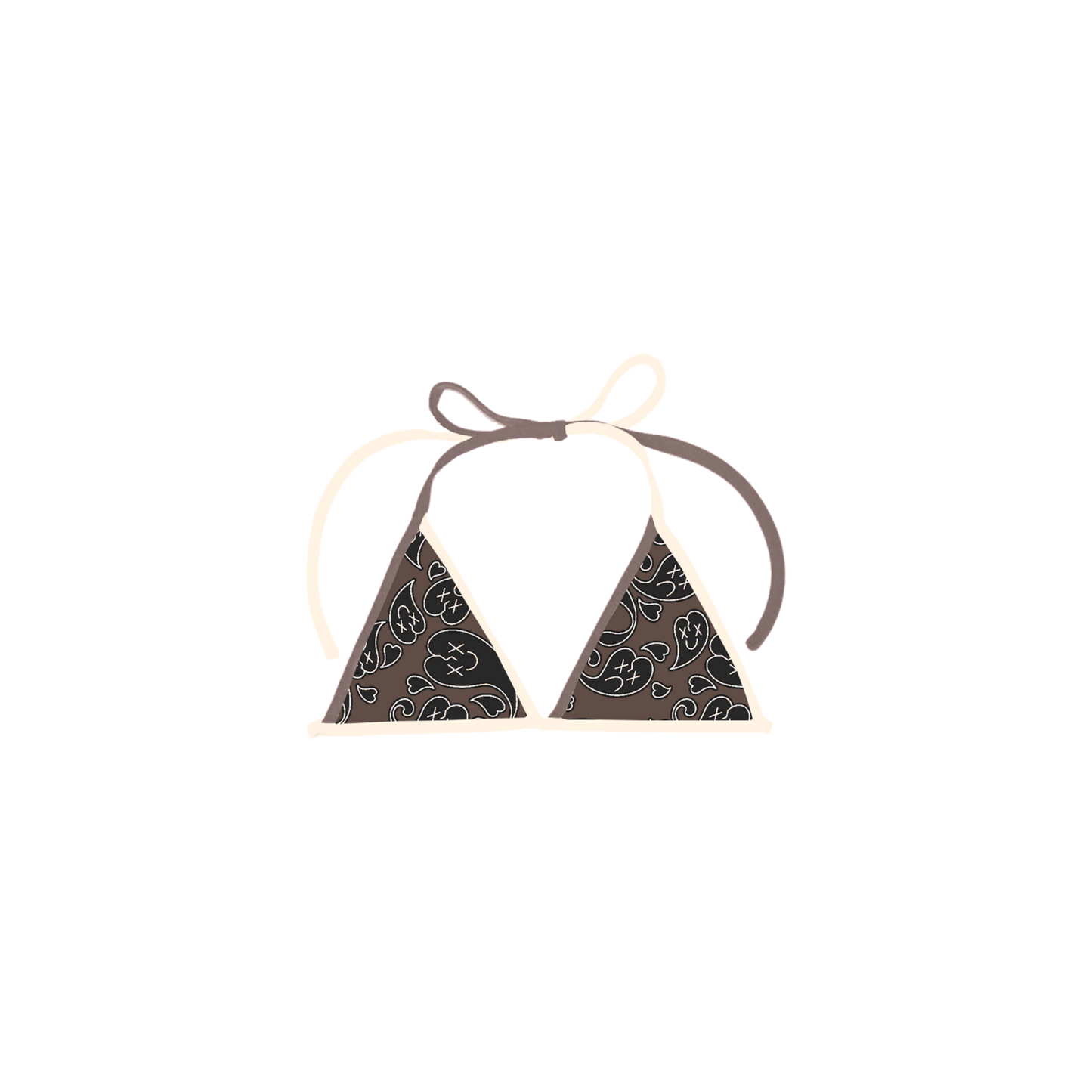 Emotions bandana bikini top - Royal Surge