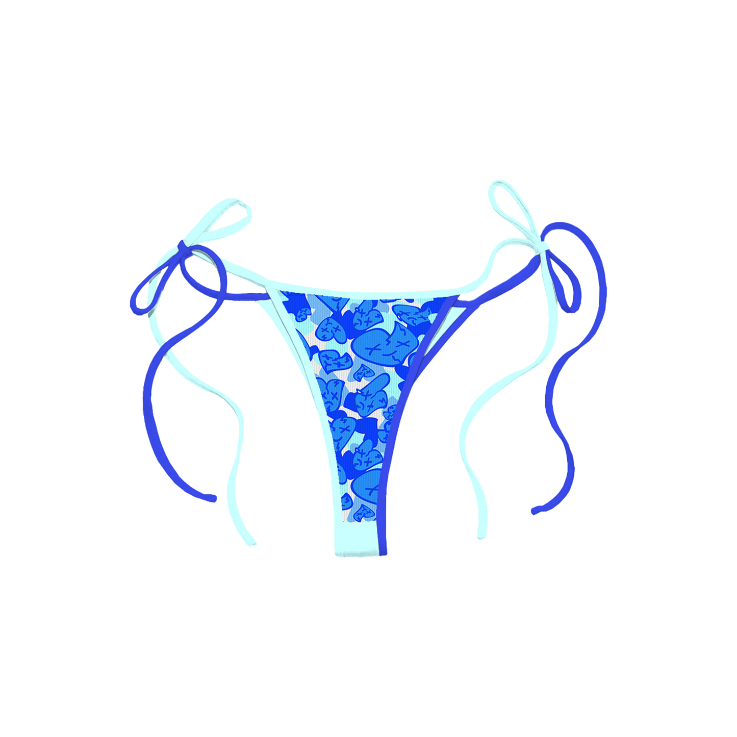 Emotions Camo bikini bottoms (OG Blue) - Royal Surge
