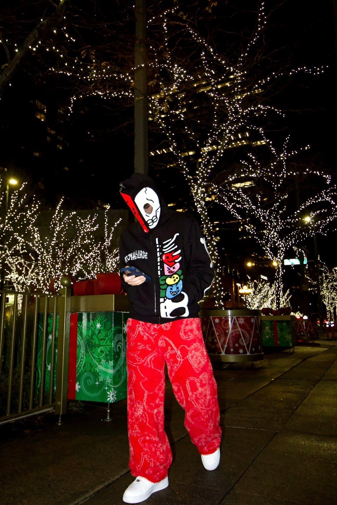 Flared Mink sweats (Red) - Royal Surge
