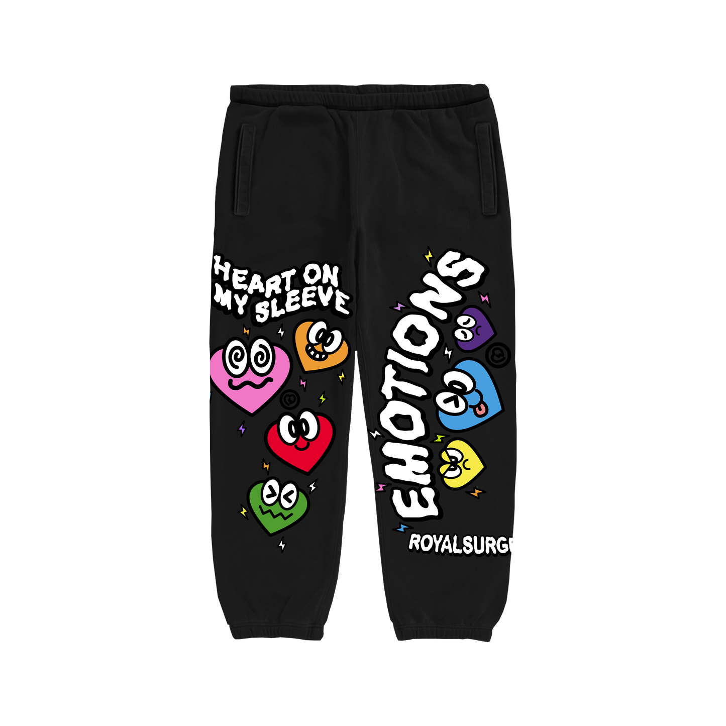 Emotions puff print (Sweats) - Royal Surge