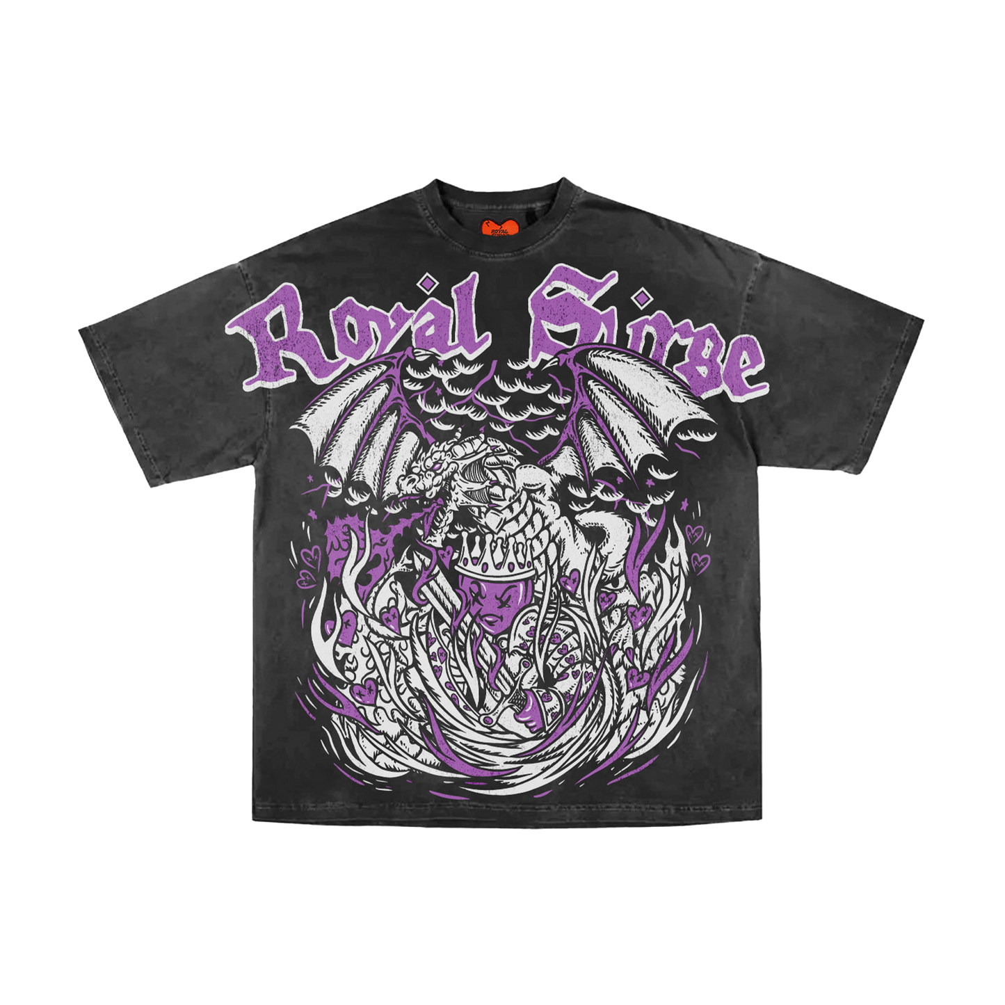 Vintage dragon tee - Royal Surge