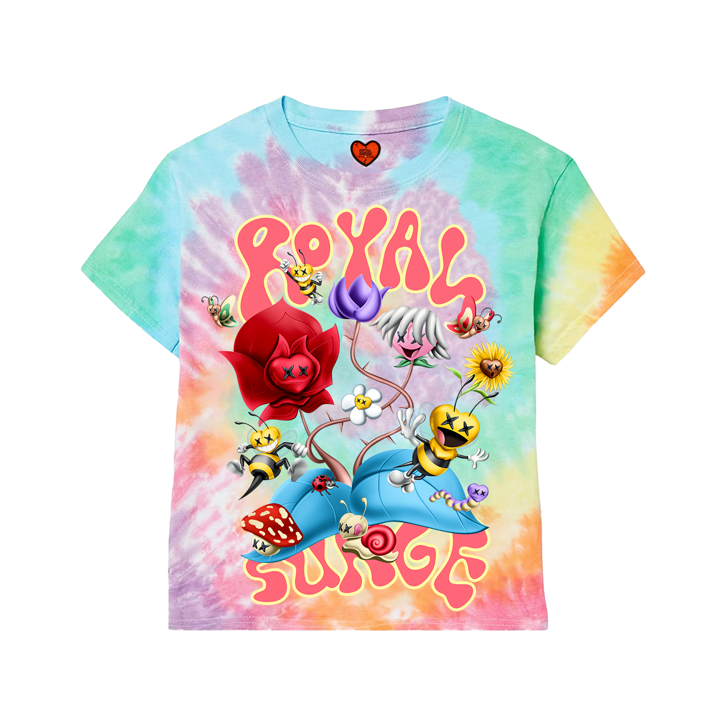 Surge wonderland tie dye tee - Royal Surge