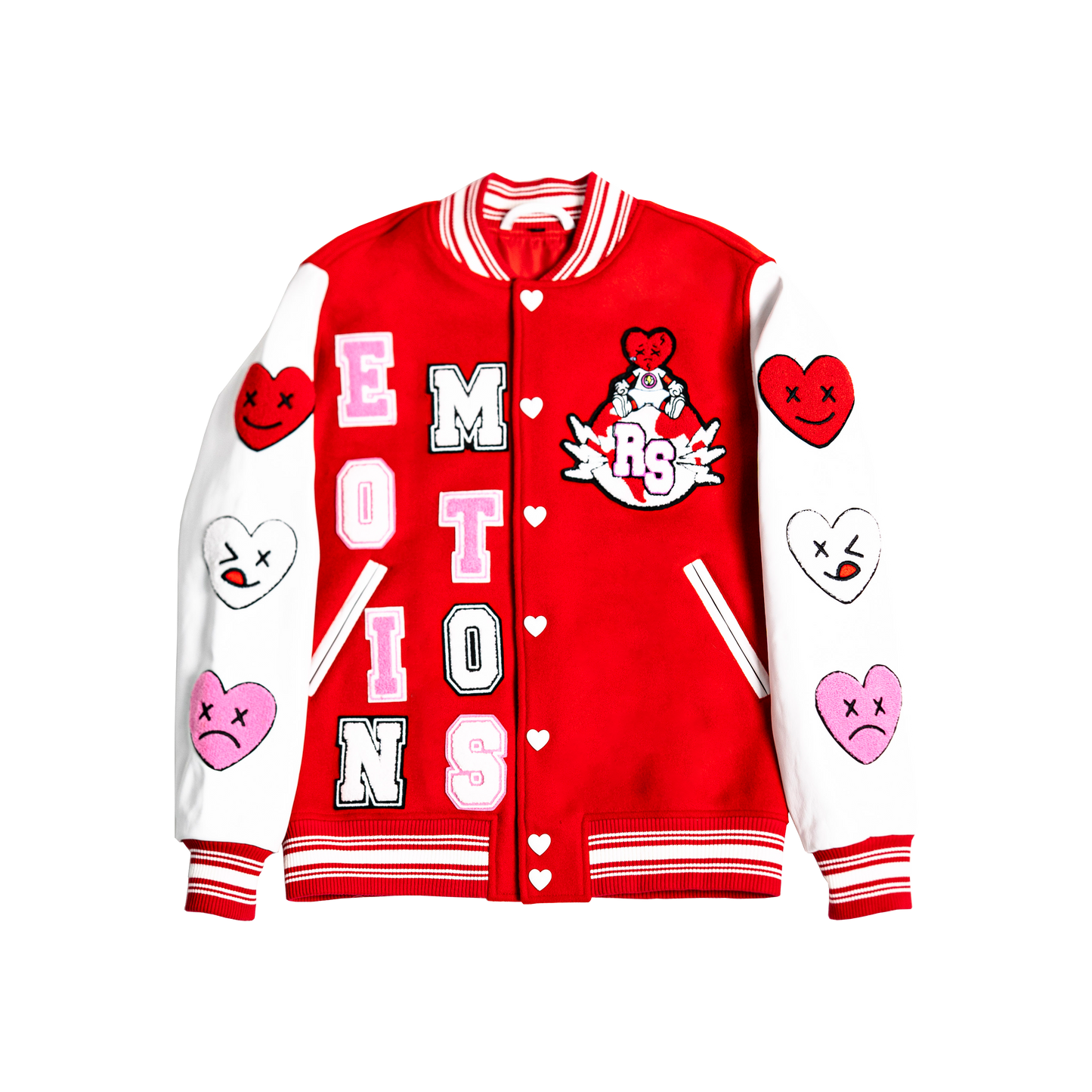 Emotions varsity jacket (Red) - Royal Surge