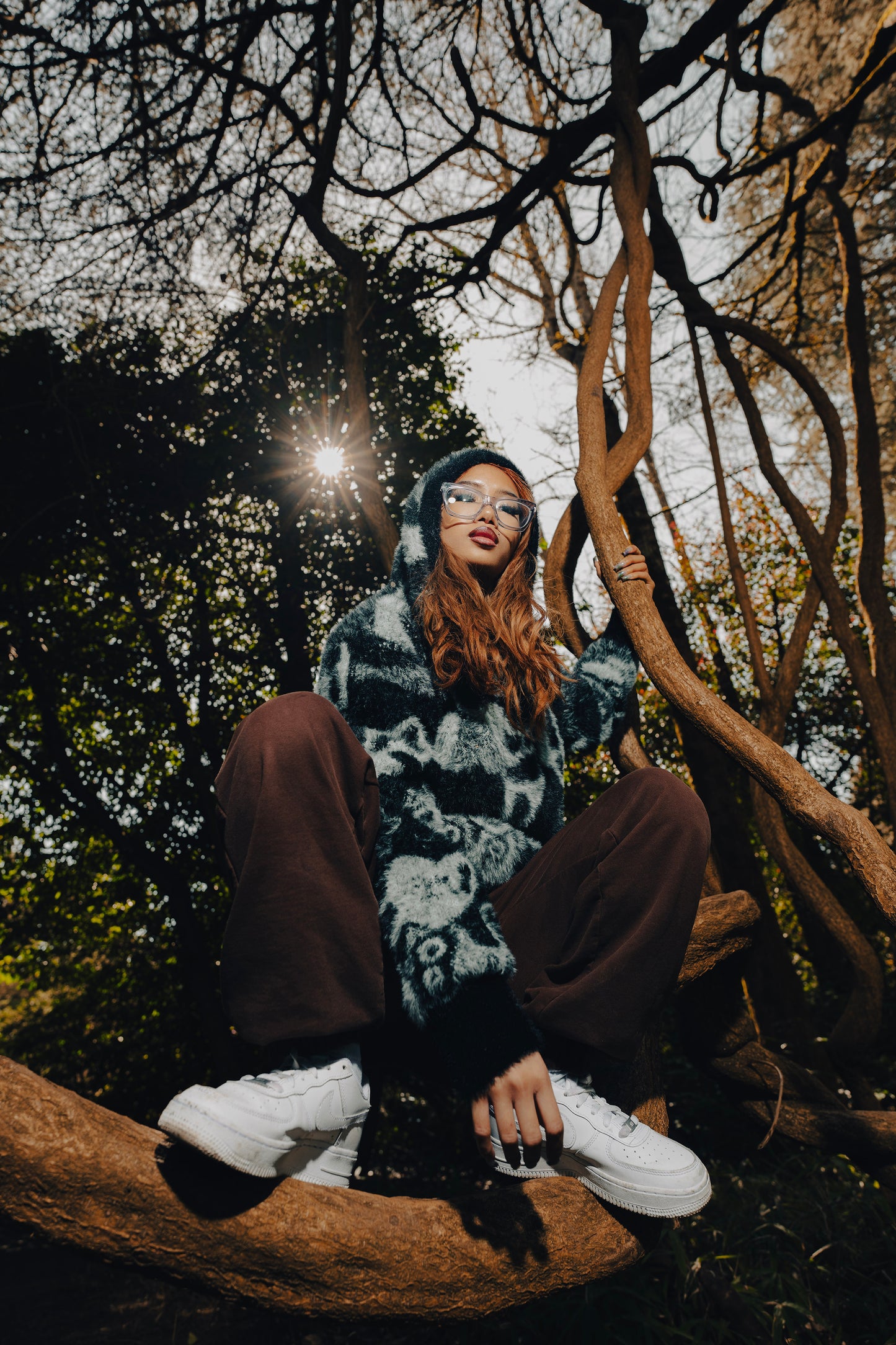 Heaven's Mink hoodie - Royal Surge