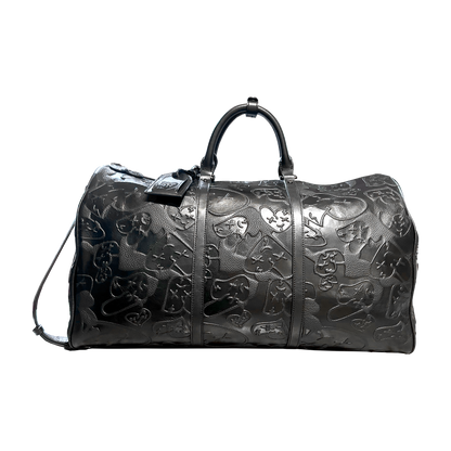 Embossed camo duffel bag - Royal Surge