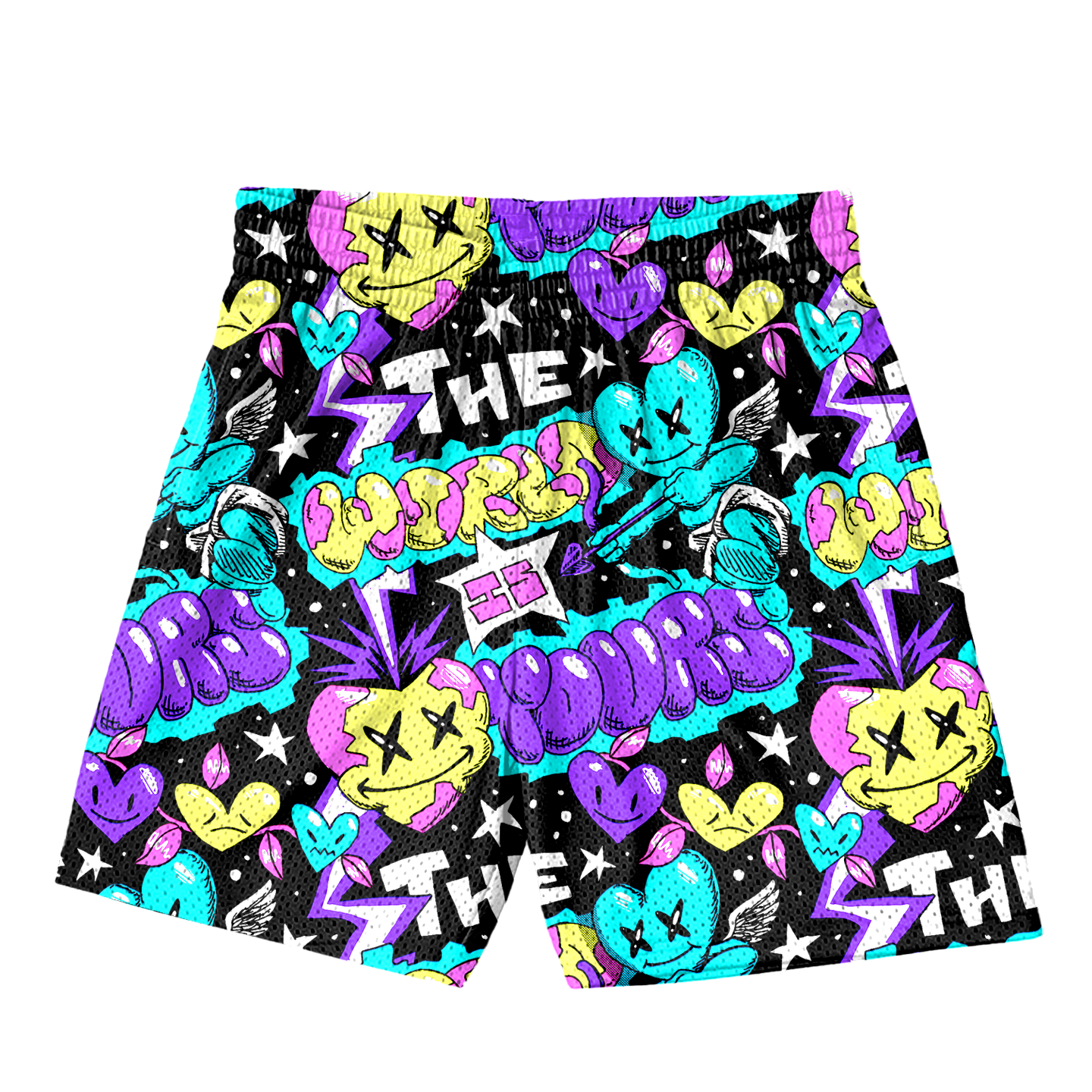 The world is yours Mesh shorts (Disco) - Royal Surge