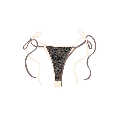 Emotions bandana bikini bottoms - Royal Surge