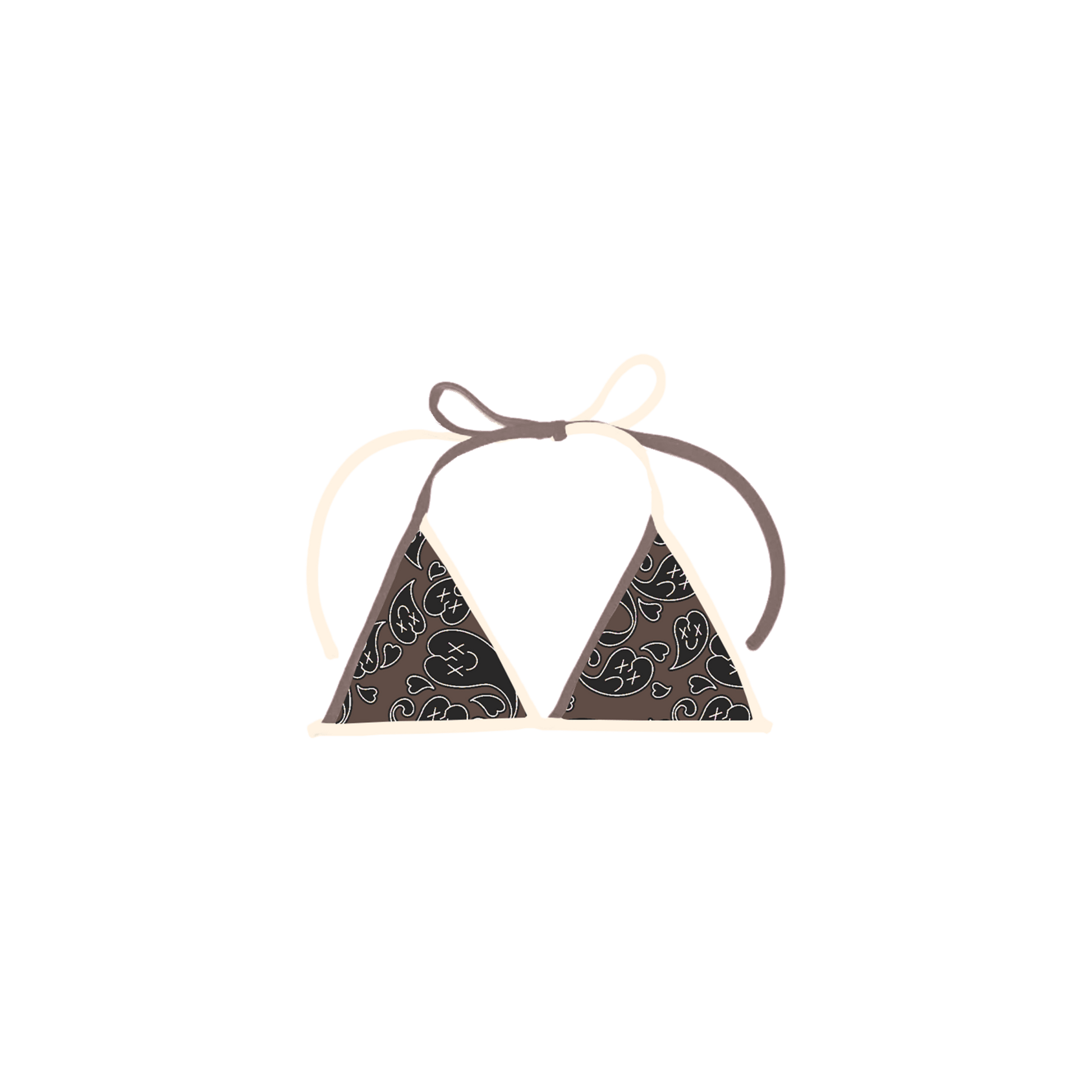 Emotions bandana bikini top - Royal Surge
