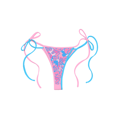 Emotions Camo bikini bottoms (Cotton Candy) - Royal Surge