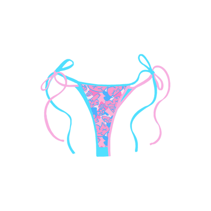 Emotions Camo bikini bottoms (Cotton Candy) - Royal Surge