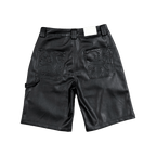 Emotions Camo Leather Shorts - Royal Surge