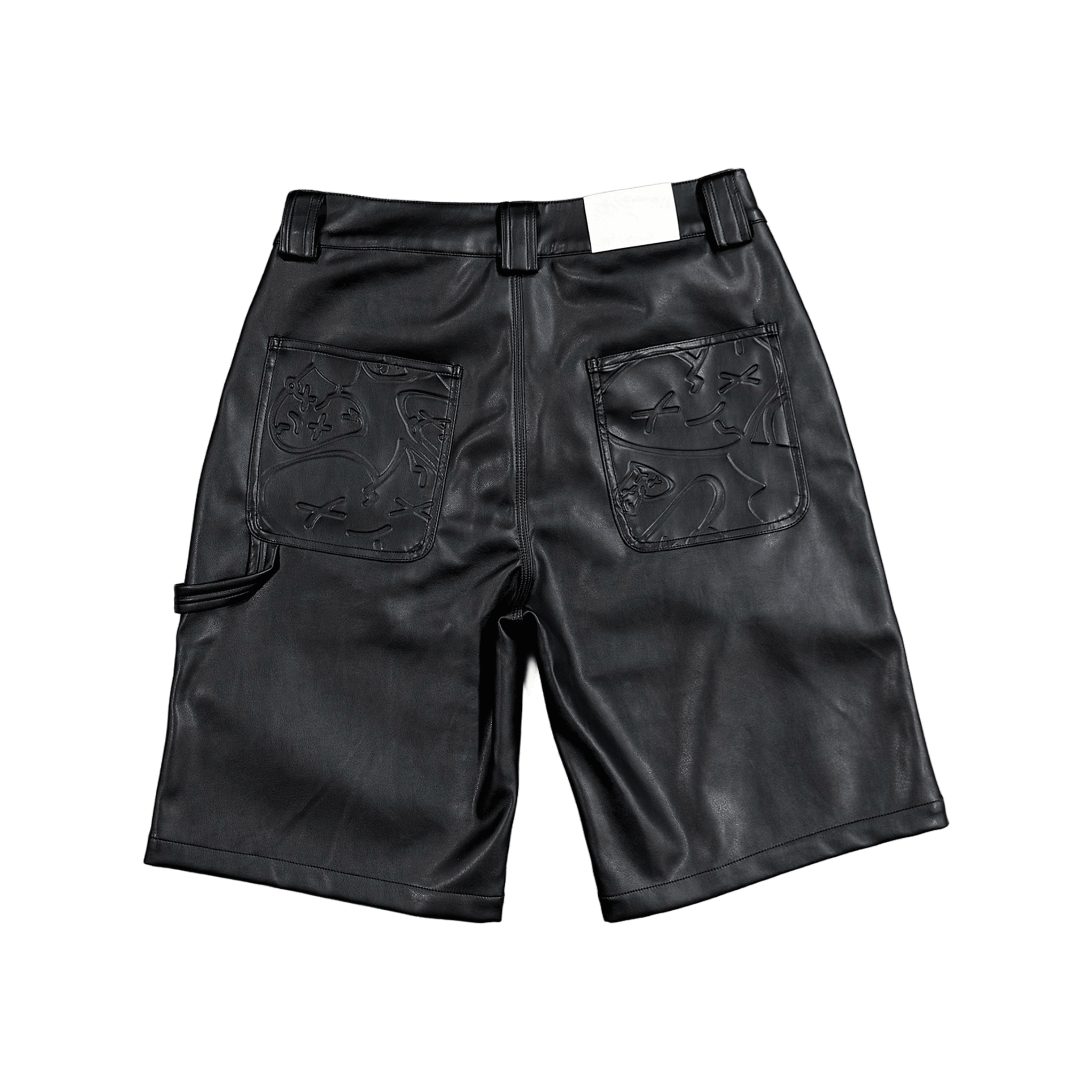 Emotions Camo Leather Shorts - Royal Surge