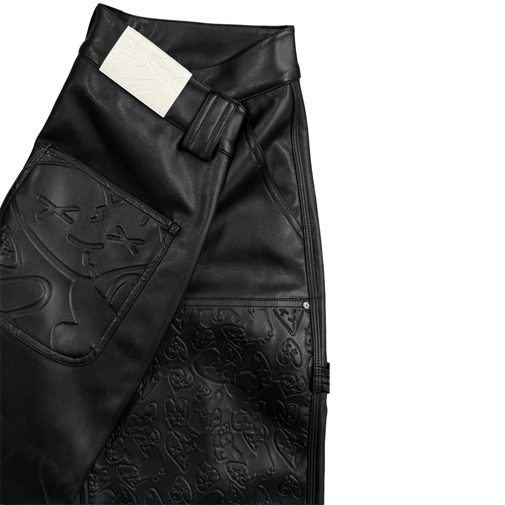 Emotions Camo Leather Shorts - Royal Surge