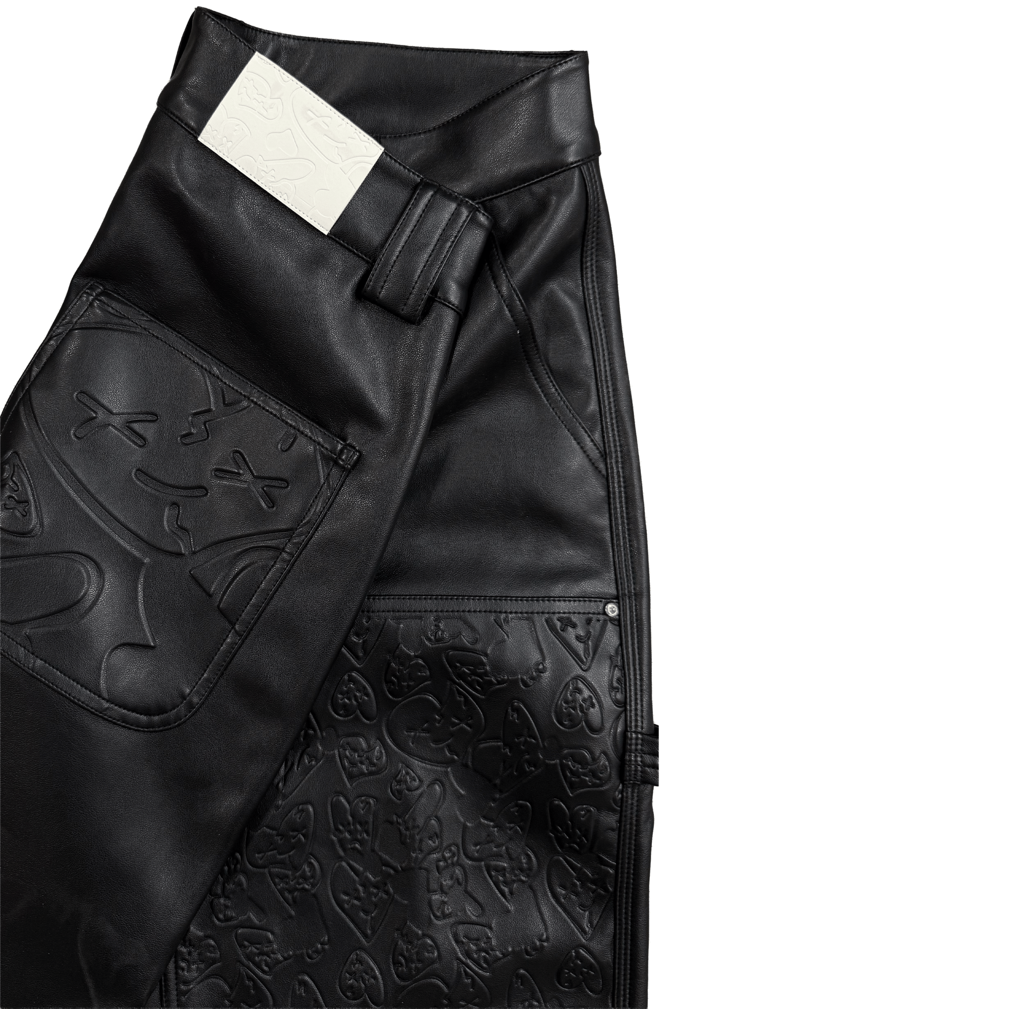 Emotions Camo Leather Shorts - Royal Surge