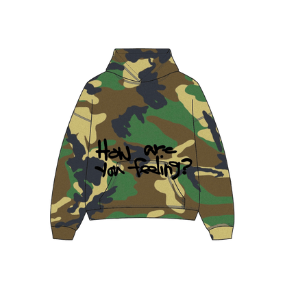 Emotions patch hoodie (Army) - Royal Surge
