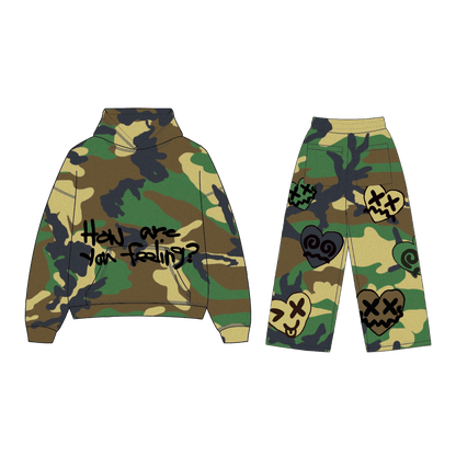Emotions patch sweatsuit (Army) - Royal Surge