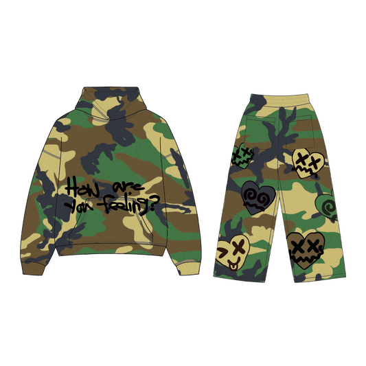 Emotions patch sweatsuit (Army) - Royal Surge