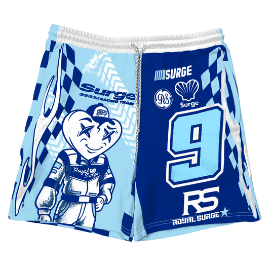 Emotions racing pit crew shorts (Blue) - Royal Surge