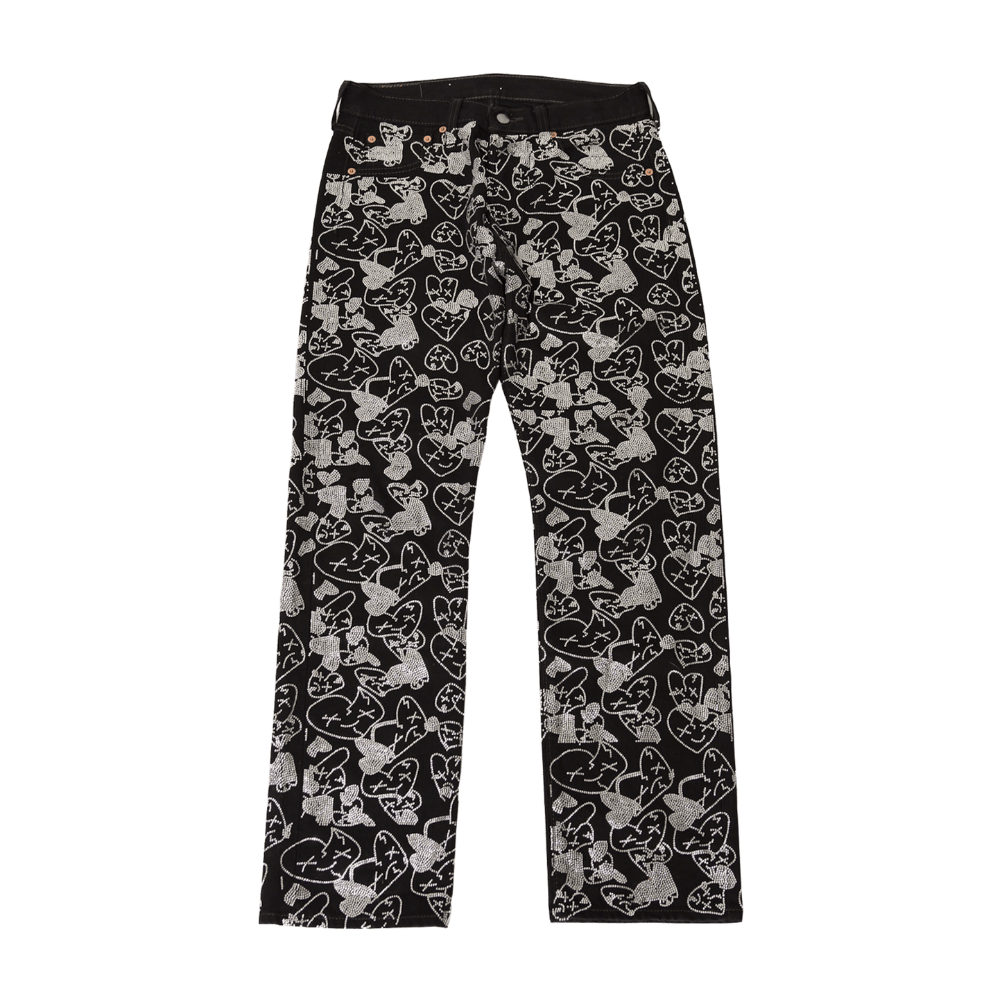 Emotions rhinestone denim (Black) - Royal Surge