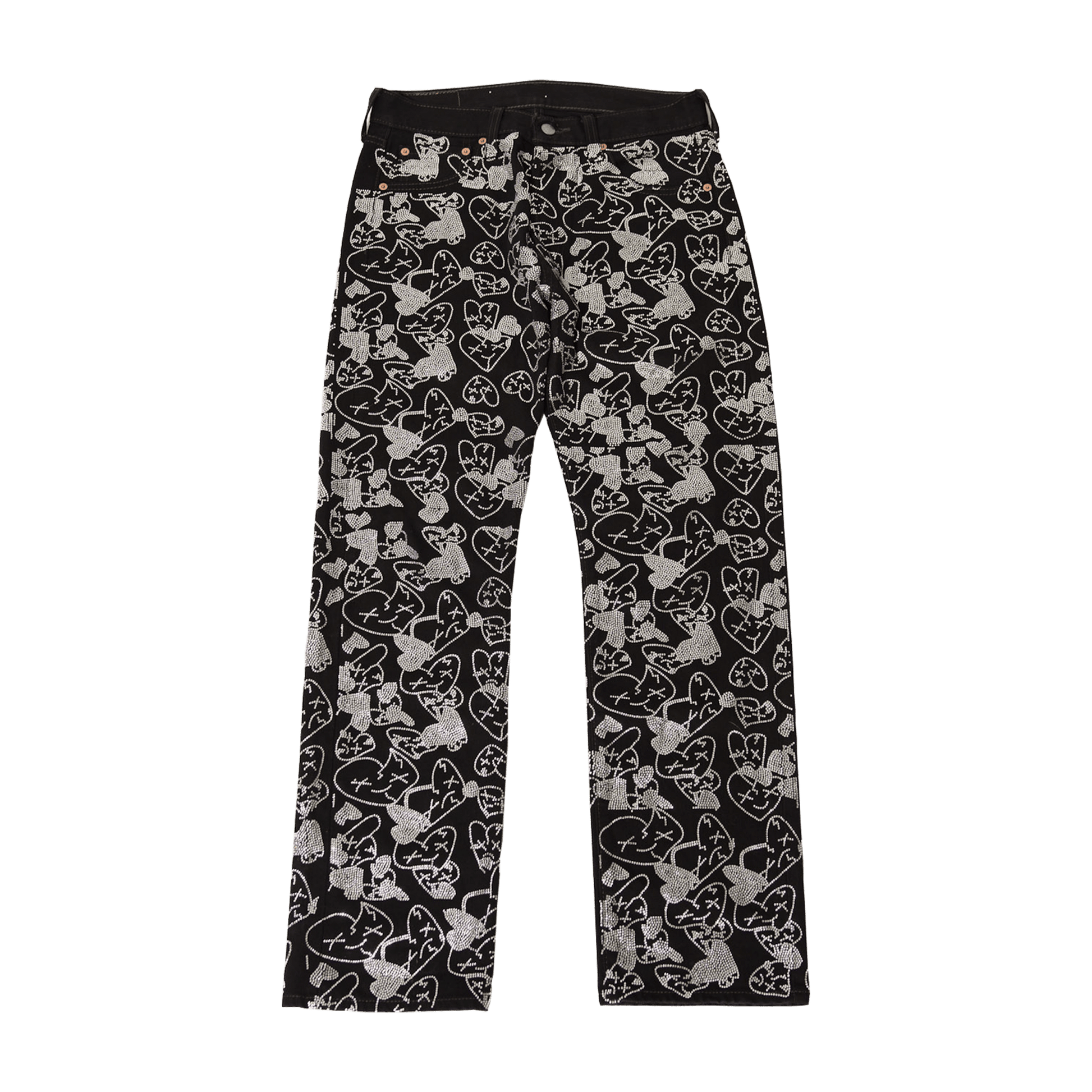 Emotions rhinestone denim (Black) - Royal Surge