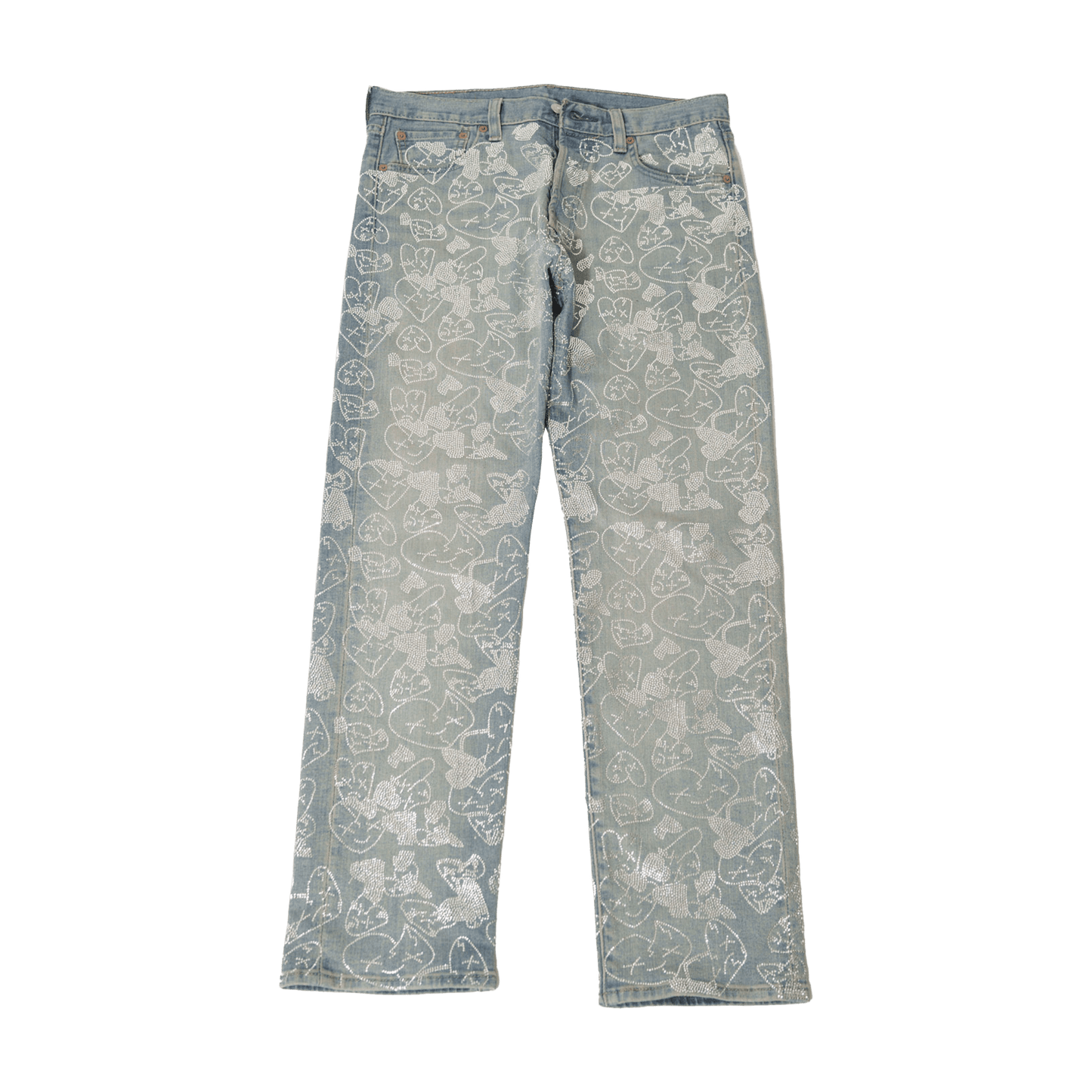 Emotions rhinestone denim (Light wash) - Royal Surge