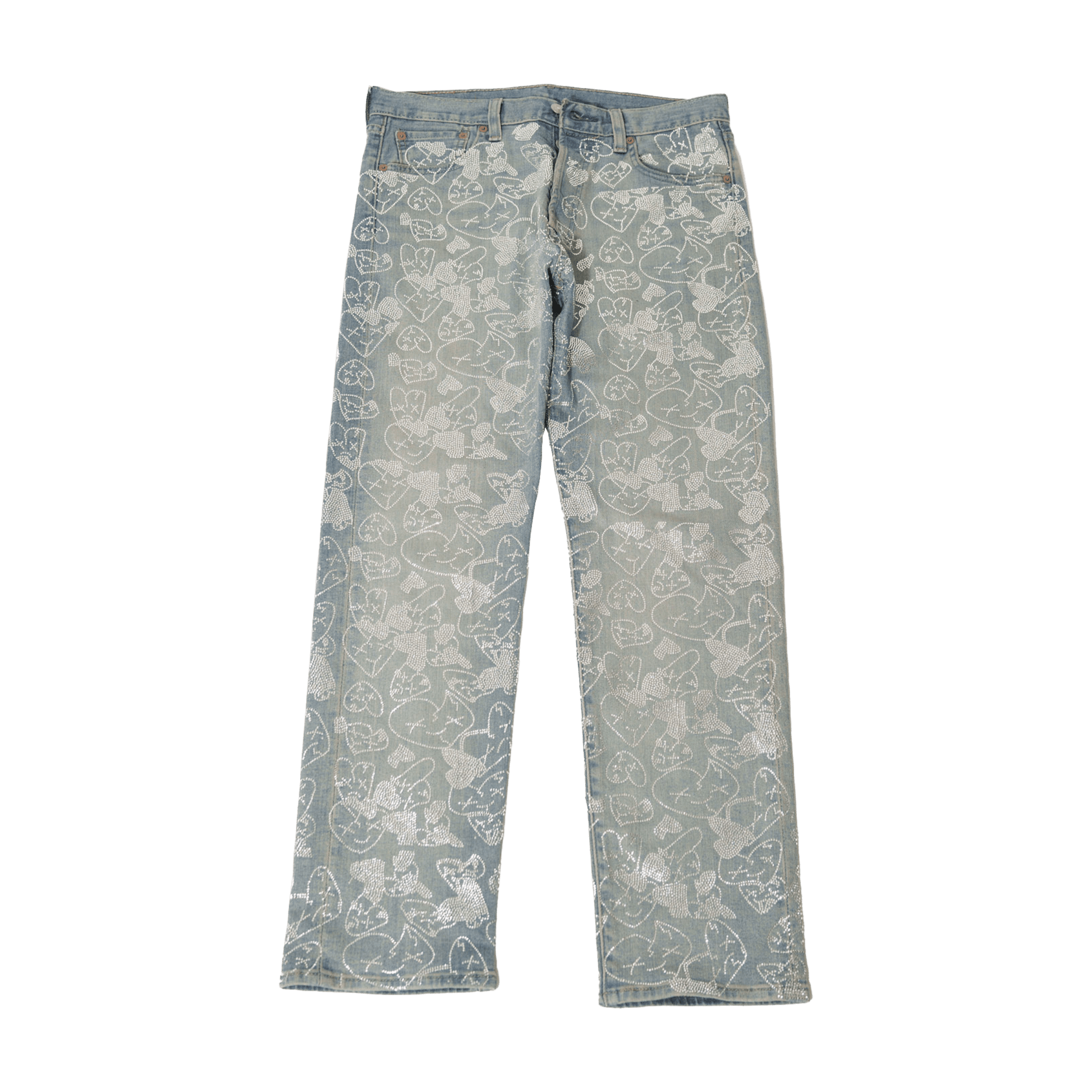 Emotions rhinestone denim (Light wash) - Royal Surge