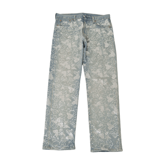 Emotions rhinestone denim (Light wash) - Royal Surge