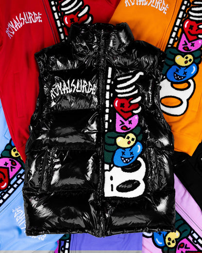 Fullzip puff coat (Black) - Royal Surge