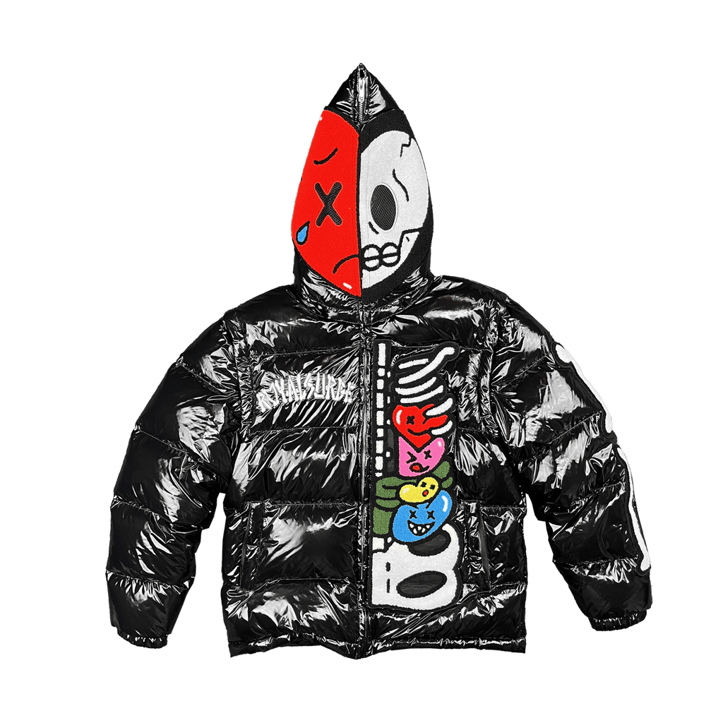 Fullzip puff coat (Black) - Royal Surge