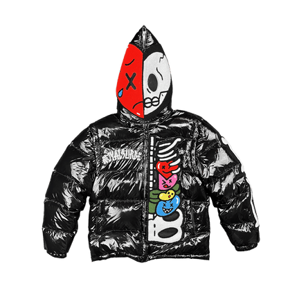 Fullzip puff coat (Black) - Royal Surge