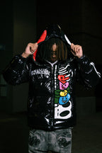 Fullzip puff coat (Black) - Royal Surge