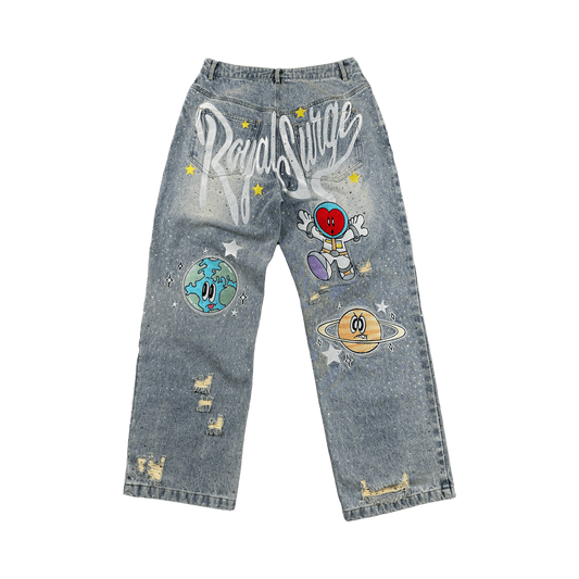 Galaxy denim (Light wash) - Royal Surge