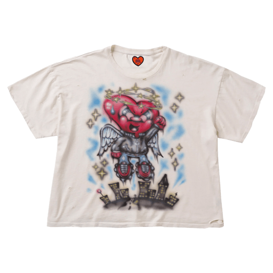 Heart Angel tee - Royal Surge