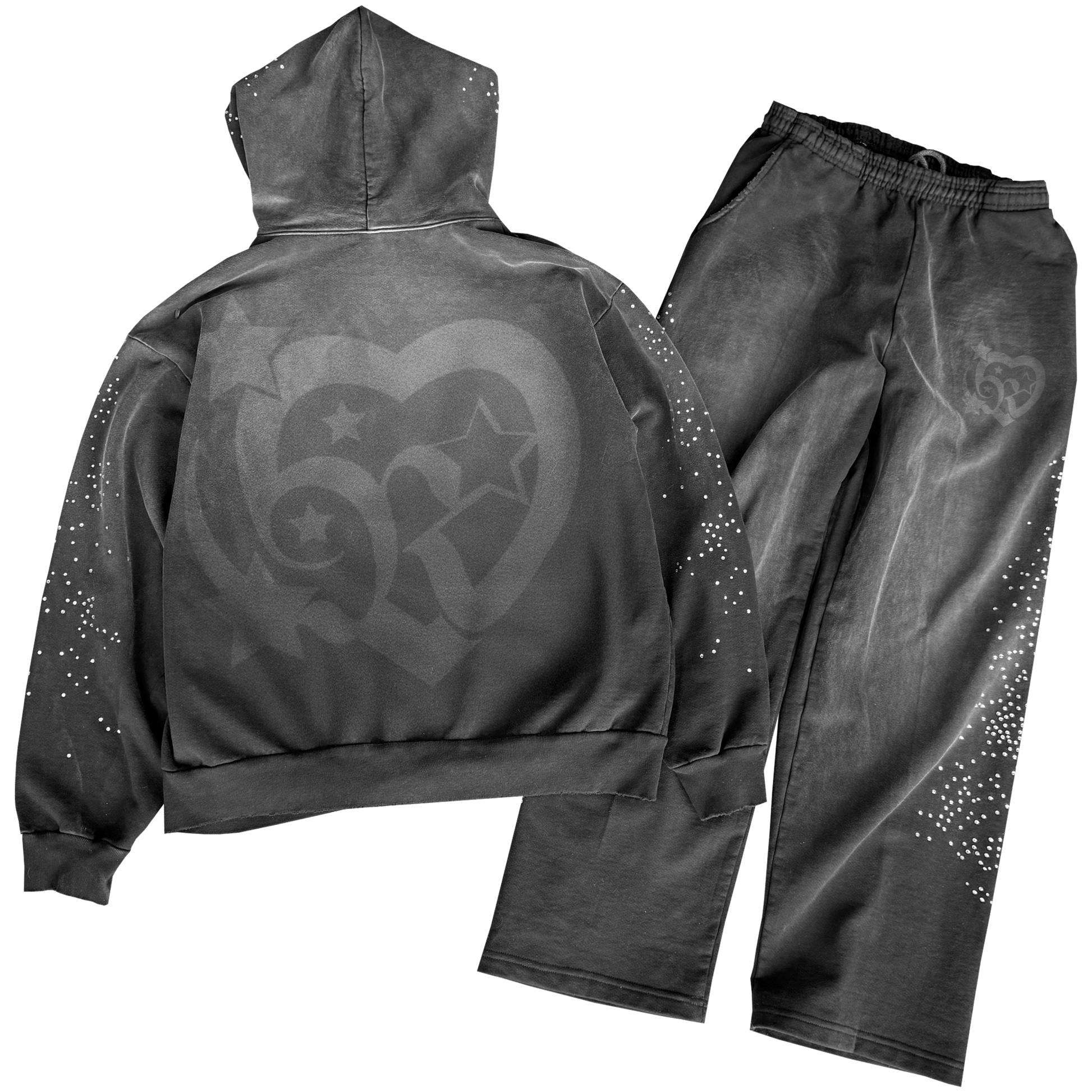 Heart star Rhinestone set - Royal Surge