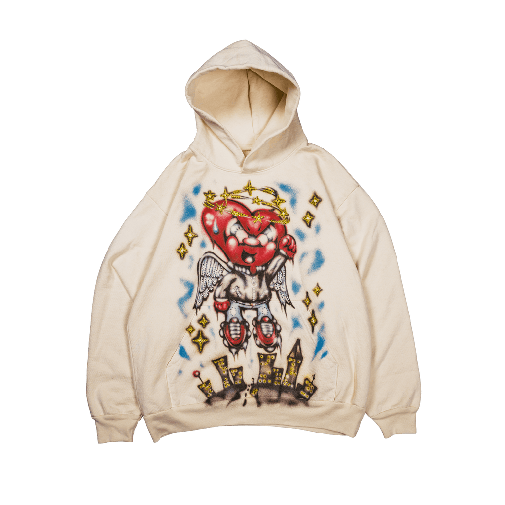 Heaven sent hoodie (Creme) - Royal Surge
