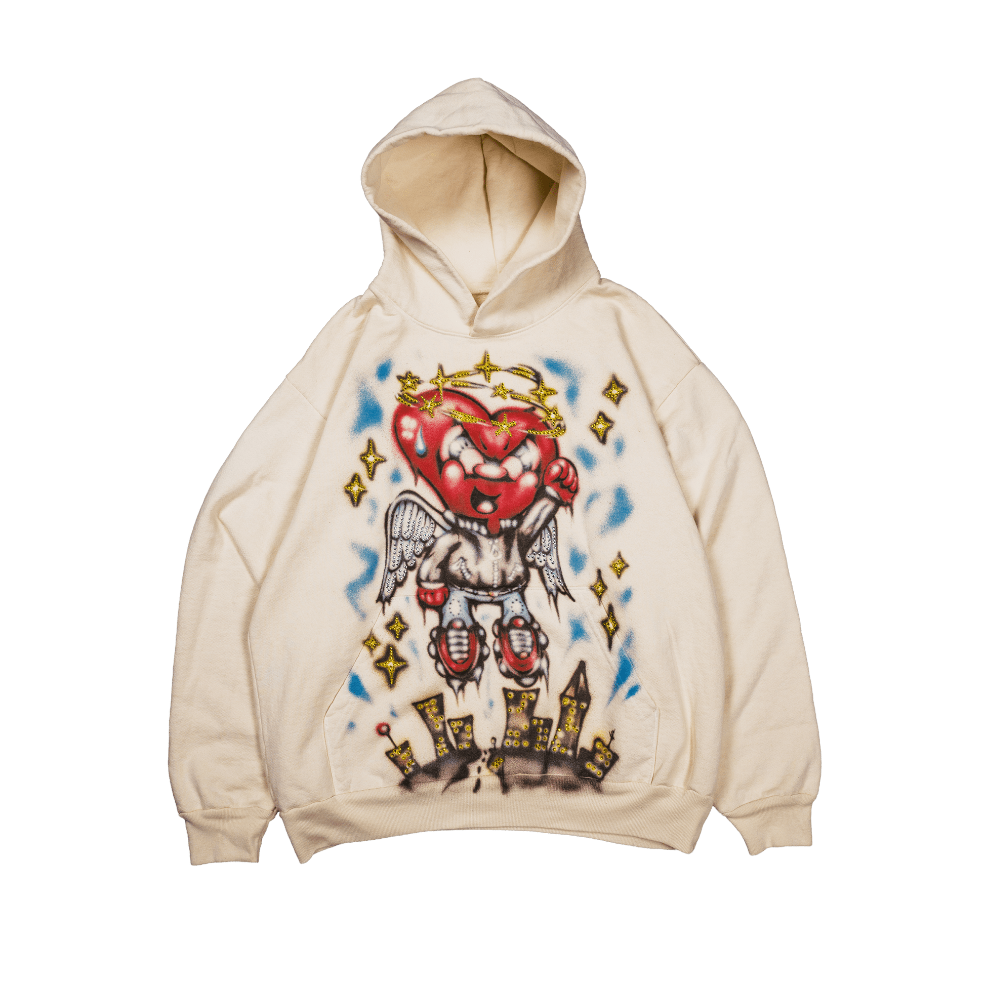 Heaven sent hoodie (Creme) - Royal Surge