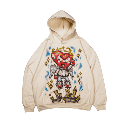 Heaven sent hoodie (Creme) - Royal Surge