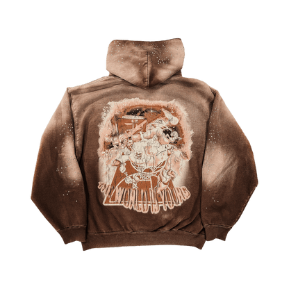Space jam hoodie (BROWN) - Royal Surge