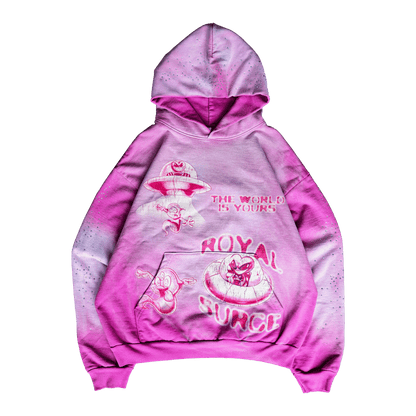 Space jam hoodie (Pink) - Royal Surge