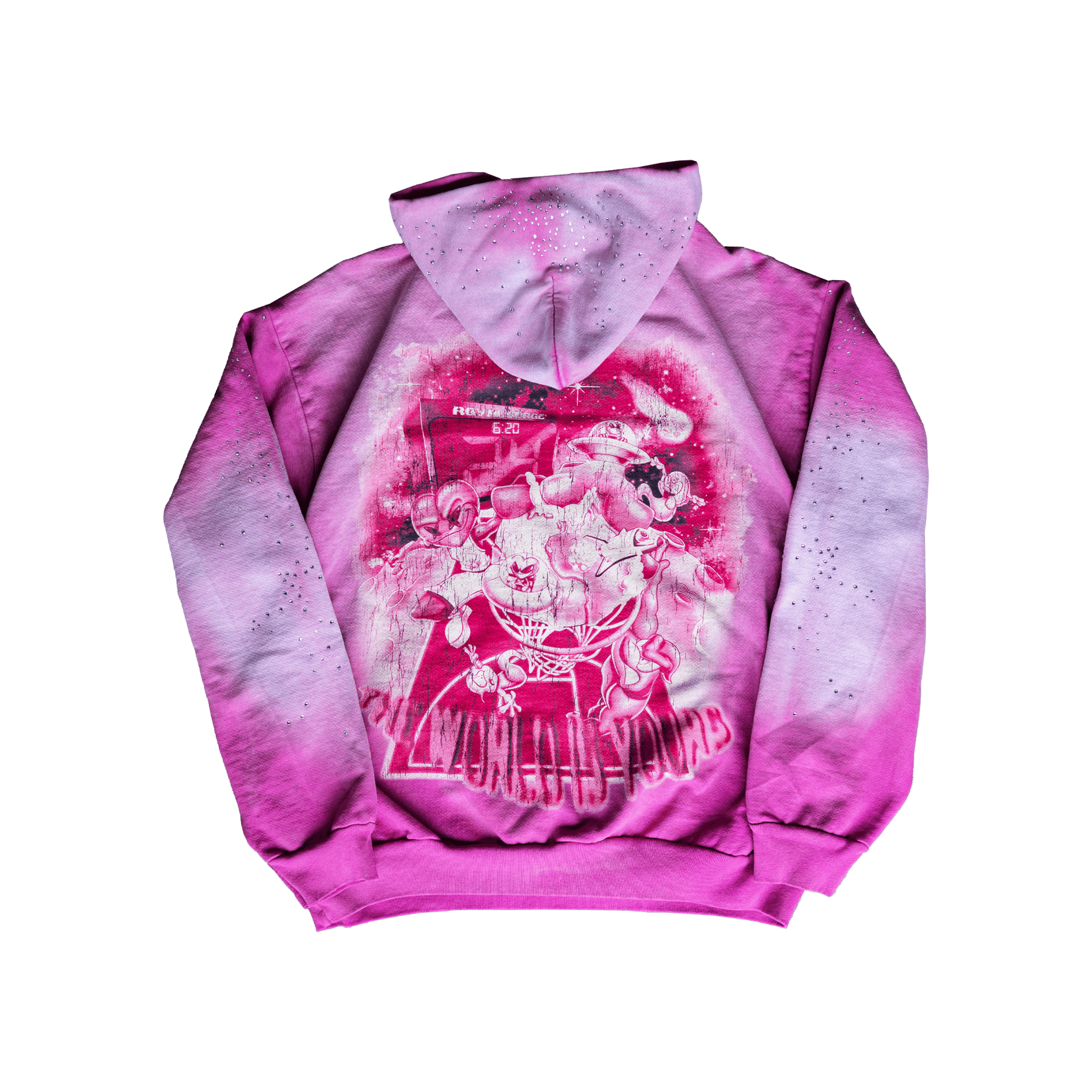 Space jam hoodie (Pink) - Royal Surge