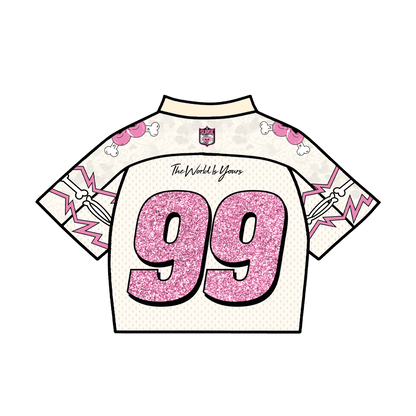 Surge bowl jersey (Creme/Pink) - Royal Surge
