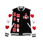 Emotions varsity jacket (Black) - Royal Surge