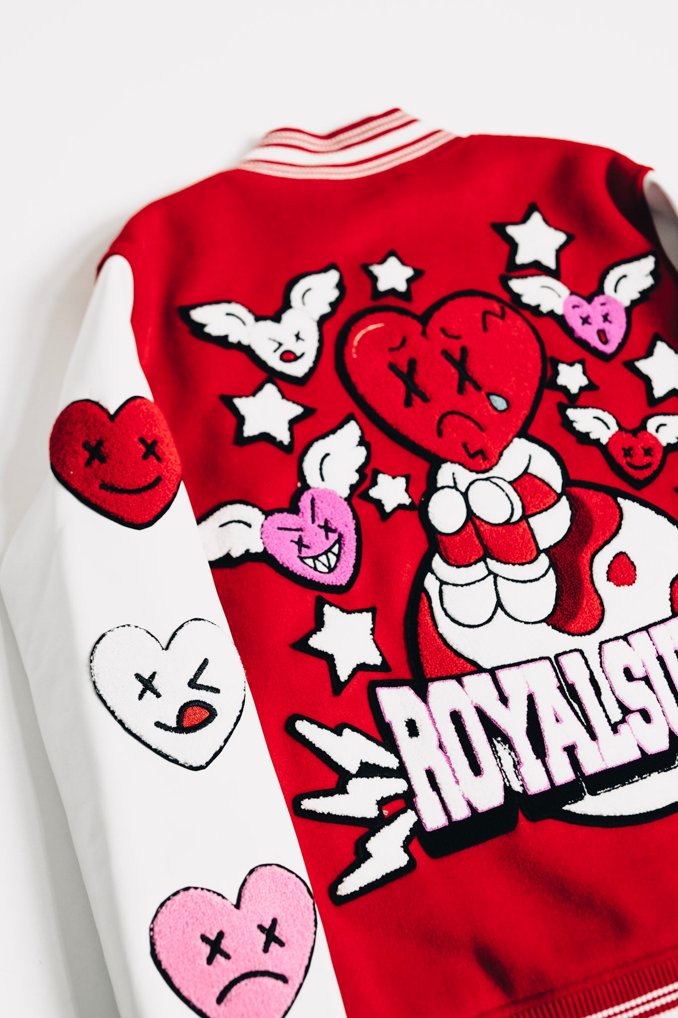 Emotions varsity jacket (Red) - Royal Surge