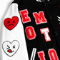 Emotions varsity jacket (Black) - Royal Surge