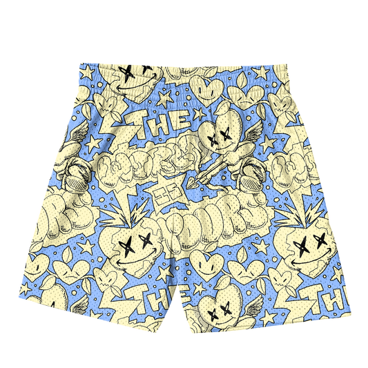 The world is yours Mesh shorts (Beach) - Royal Surge